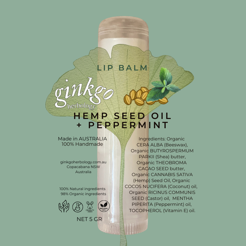 Hemp Seed Oil + Peppermint Lip balm